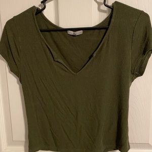 Charlotte Russe crop tee SMALL
